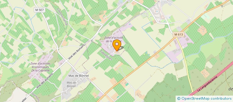 localisation de l'entreprise AROMANCE à COURNONTERRAL