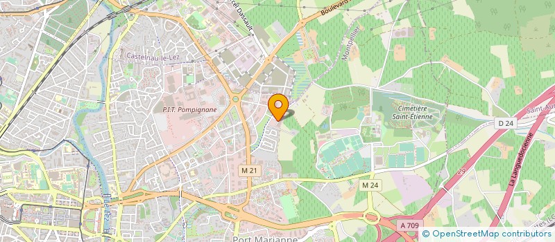 localisation de l'entreprise AROMANDISE à MONTPELLIER