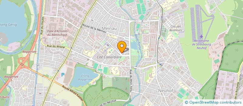 localisation de l'entreprise AROMANILLE à STRASBOURG