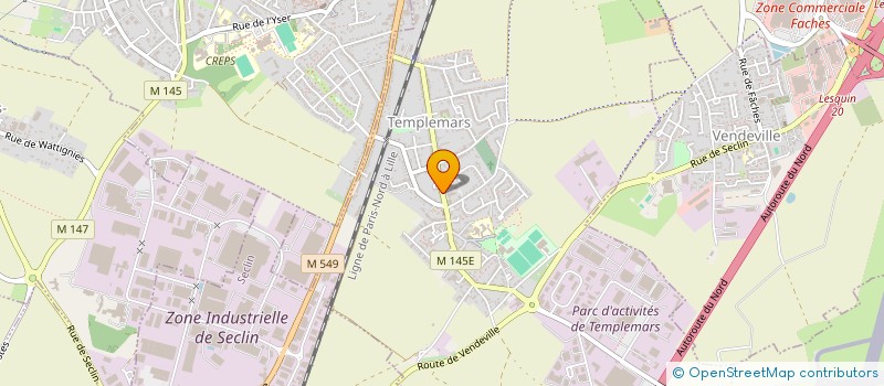 localisation de l'entreprise AROMANO IT à TEMPLEMARS