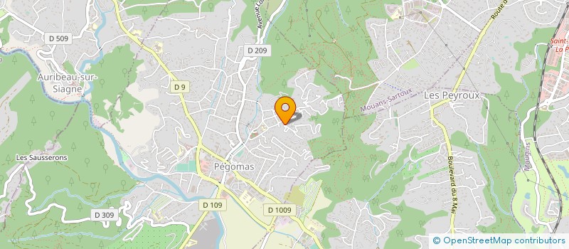 localisation de l'entreprise AROMASEED INVEST  PEGOMAS