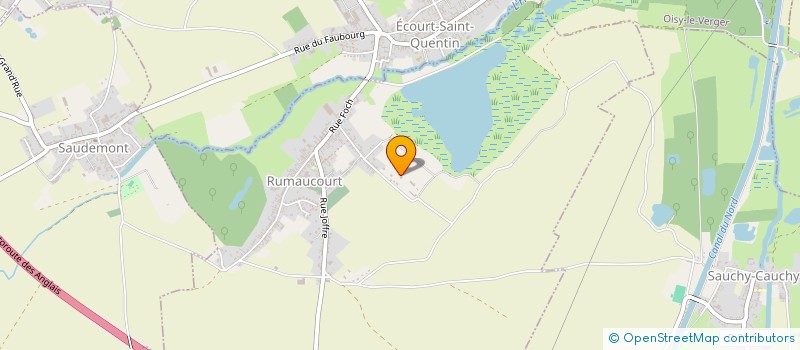 localisation de l'entreprise AROMAT  RUMAUCOURT
