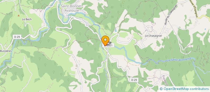 localisation de l'entreprise AROMATES  LADIGNAC-SUR-RONDELLES