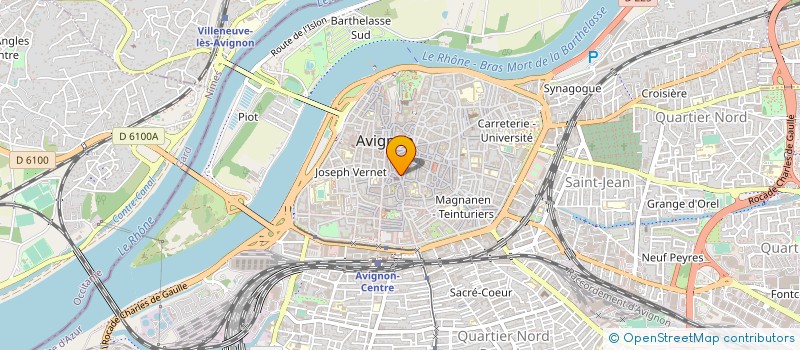 localisation de l'entreprise AROMATICS à AVIGNON