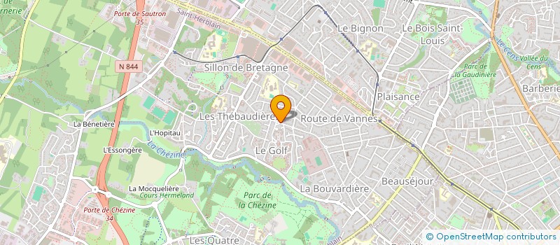 localisation de l'entreprise AROMATICUM  REZE