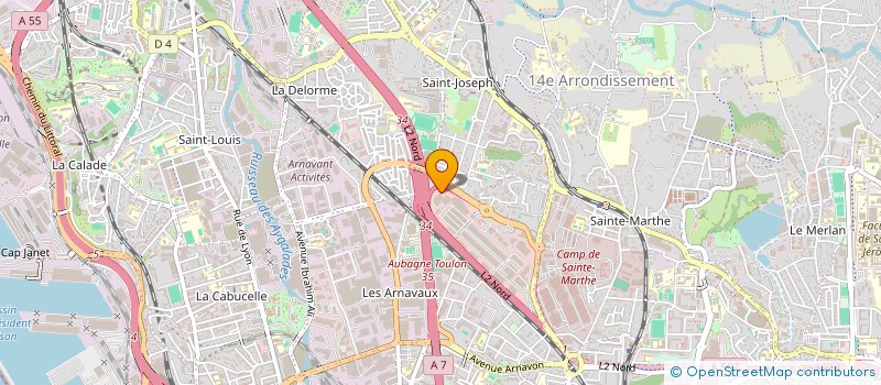 localisation de l'entreprise AROMATIKA  MARSEILLE