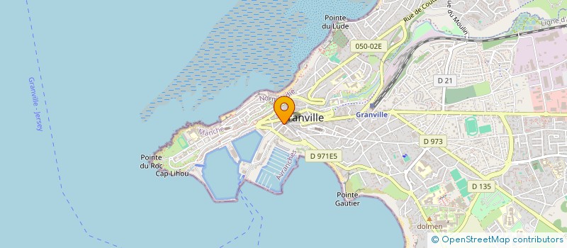localisation de l'entreprise AROMATITE CAEN à GRANVILLE