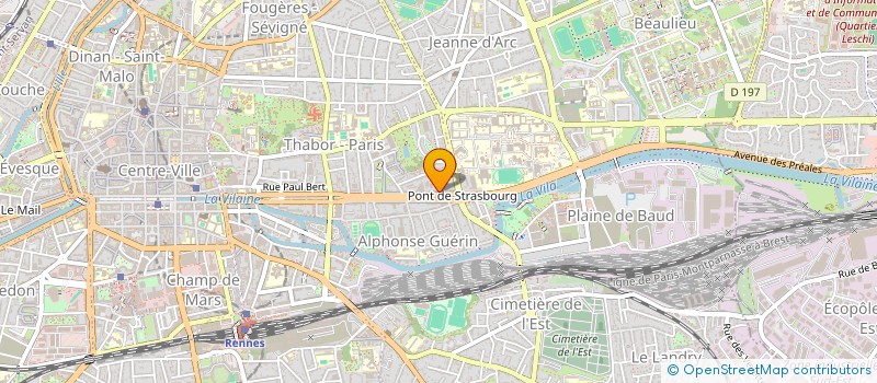 localisation de l'entreprise AROMATROPE à RENNES