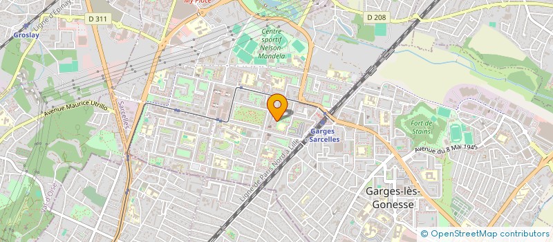 localisation de l'entreprise AROMAZ  SARCELLES