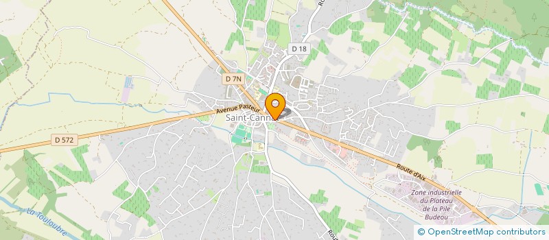 localisation de l'entreprise AROME  SAINT-CANNAT