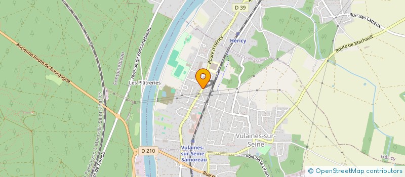 localisation de l'entreprise AROME  VULAINES-SUR-SEINE