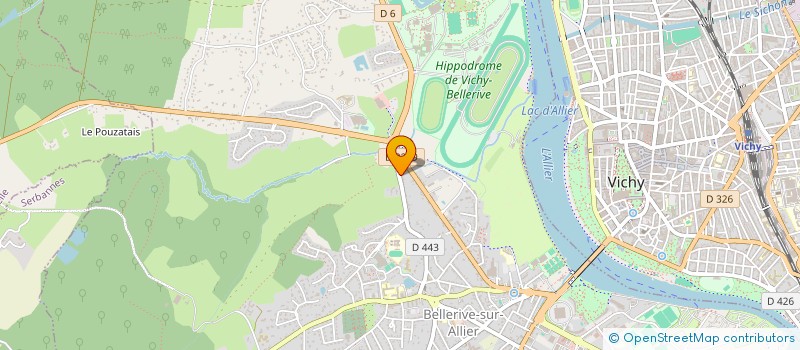 localisation de l'entreprise AROME  BELLERIVE-SUR-ALLIER