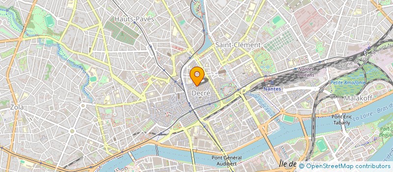 localisation de l'entreprise AROME à NANTES