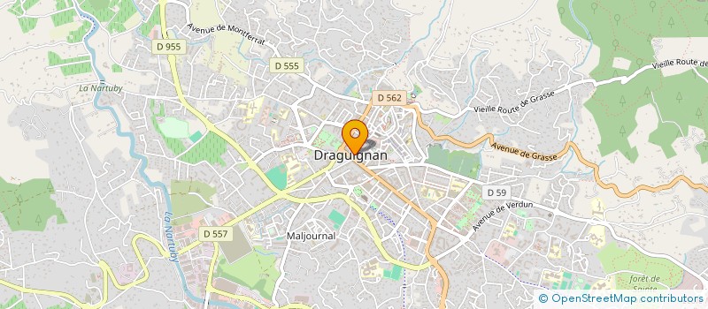 localisation de l'entreprise AROME  DRAGUIGNAN