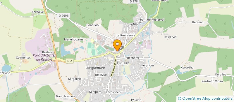 localisation de l'entreprise AROME ANTIQUE à PLOUAY