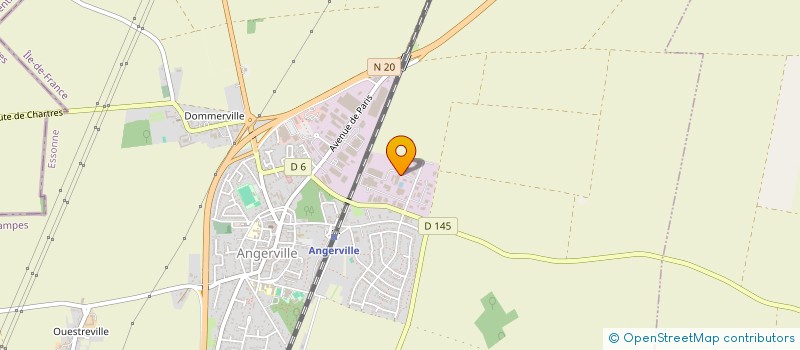 localisation de l'entreprise AROME HOLDING  ANGERVILLE