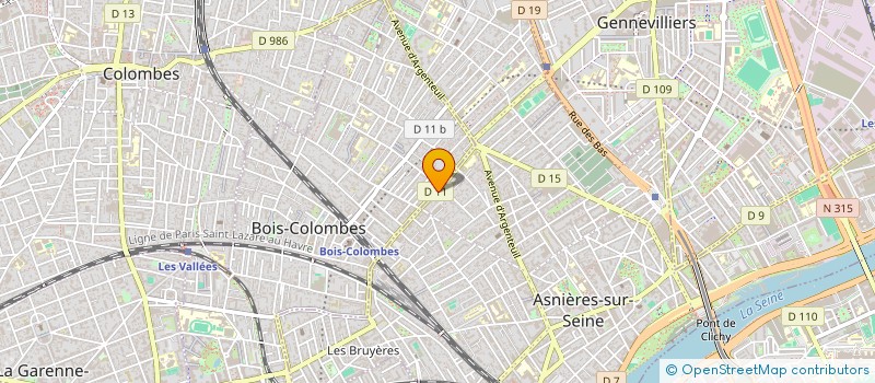 localisation de l'entreprise AROMES BIERES  ASNIERES-SUR-SEINE