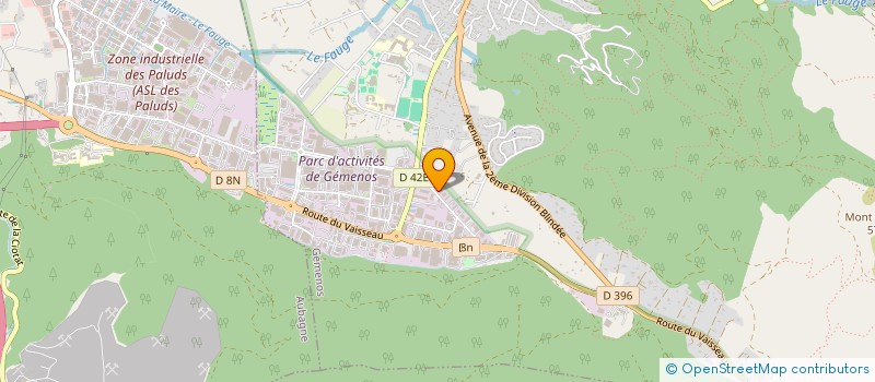 localisation de l'entreprise AROMES DE PROVENCE à GEMENOS