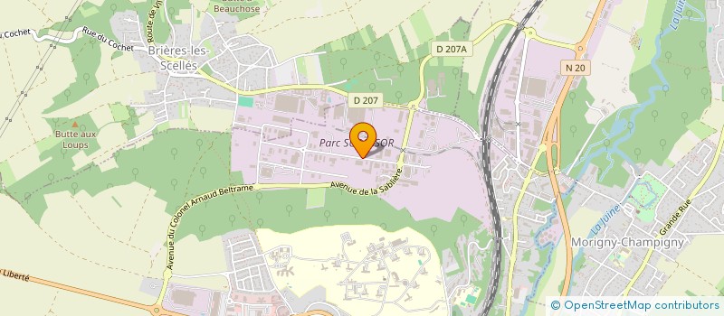 localisation de l'entreprise AROMES DU PORTUGAL  ETAMPES