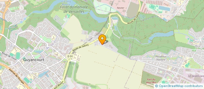 localisation de l'entreprise AROMES EN FETE  GUYANCOURT