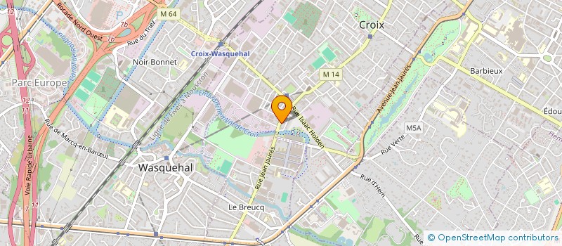 localisation de l'entreprise AROMES ET BEAUTE  CROIX