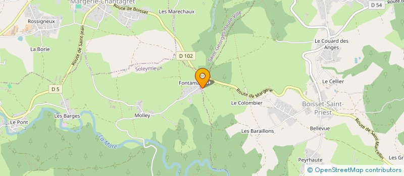 localisation de l'entreprise AROMES ET SAVEURS  SOLEYMIEUX