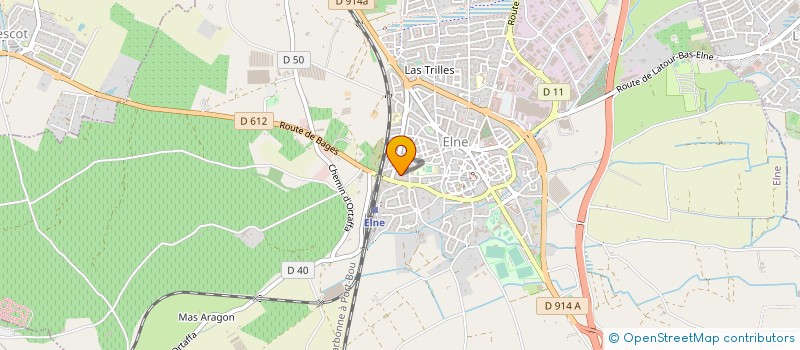 localisation de l'entreprise AROMES ET SAVEURS DU SUD à ELNE