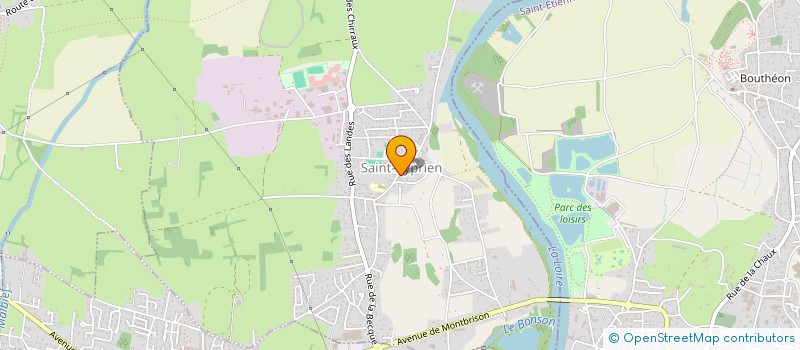 localisation de l'entreprise AROMES ET SENS à SAINT-CYPRIEN