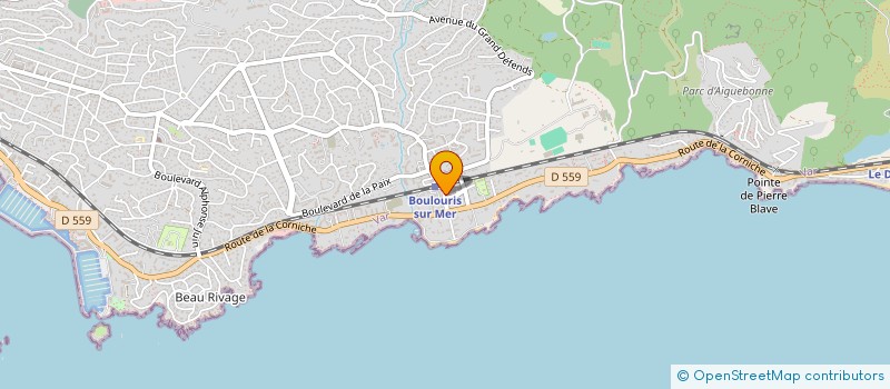 localisation de l'entreprise AROMESTIA à SAINT-RAPHAEL