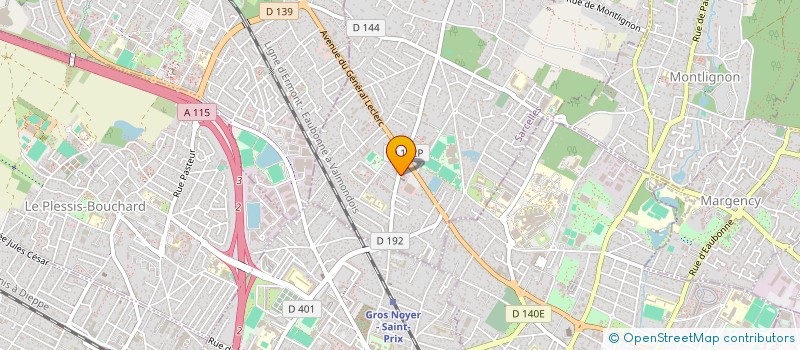 localisation de l'entreprise AROMETSAVEURS SAINT PRIX à SAINT-PRIX