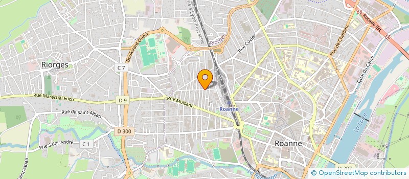 localisation de l'entreprise AROMJI à ROANNE