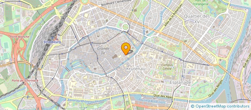 localisation de l'entreprise ARON à STRASBOURG