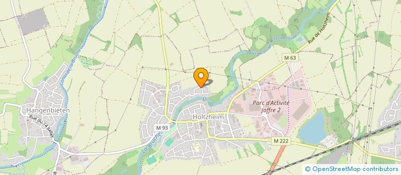 localisation de l'entreprise ARON  HOLTZHEIM