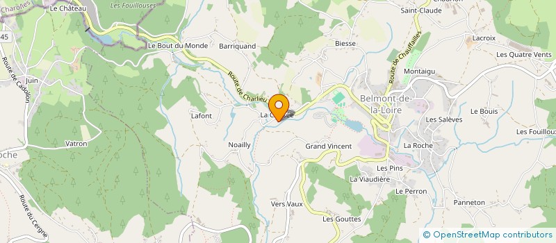 localisation de l'entreprise ARON à BELMONT-DE-LA-LOIRE