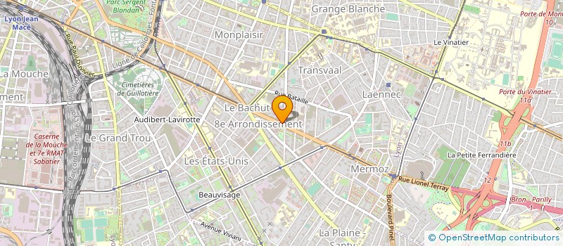localisation de l'entreprise ARONE à LYON