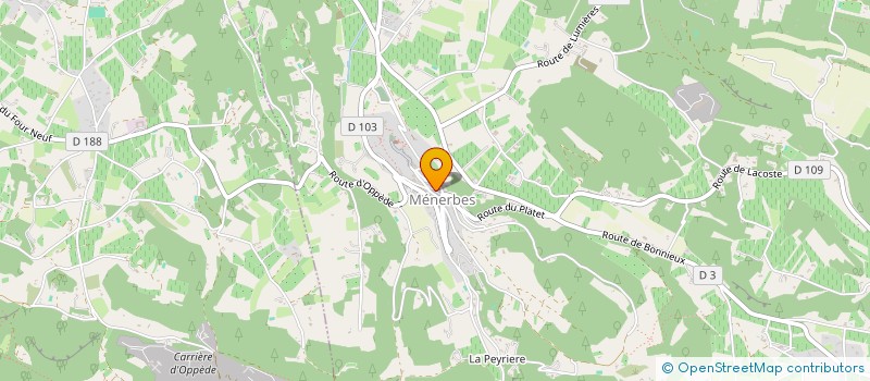 localisation de l'entreprise ARONET à MENERBES