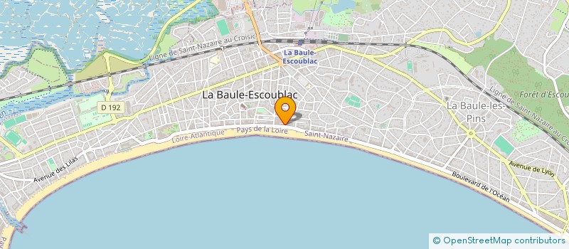 localisation de l'entreprise ARONIE  LA BAULE-ESCOUBLAC