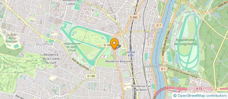 localisation de l'entreprise AROPETECH à SAINT-CLOUD
