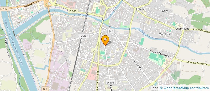 localisation de l'entreprise AROPHYTHOM CONCEPT à MONTELIMAR