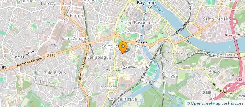 localisation de l'entreprise AROPIN à BAYONNE