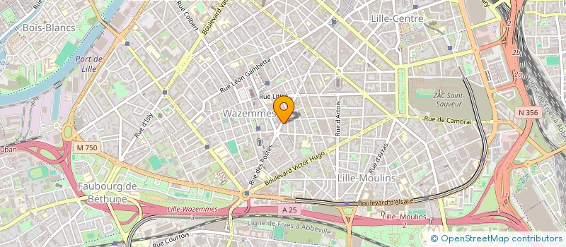 localisation de l'entreprise ARORA à LILLE