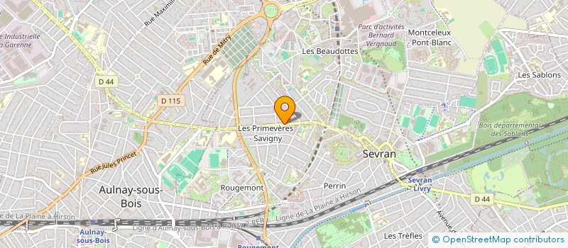localisation de l'entreprise AROUCA BATIMENT TRAVAUX & FINITIONS à SEVRAN