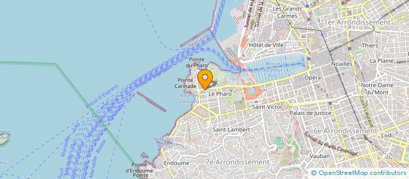 localisation de l'entreprise AROUCH Y ET A à MARSEILLE