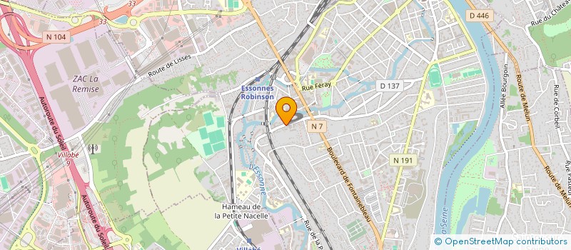 localisation de l'entreprise AROUL ALIMENTATION GENERAL à CORBEIL-ESSONNES