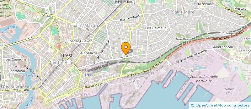 localisation de l'entreprise AROULETTES  BREST