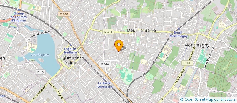 localisation de l'entreprise AROUN IMMO  DEUIL-LA-BARRE