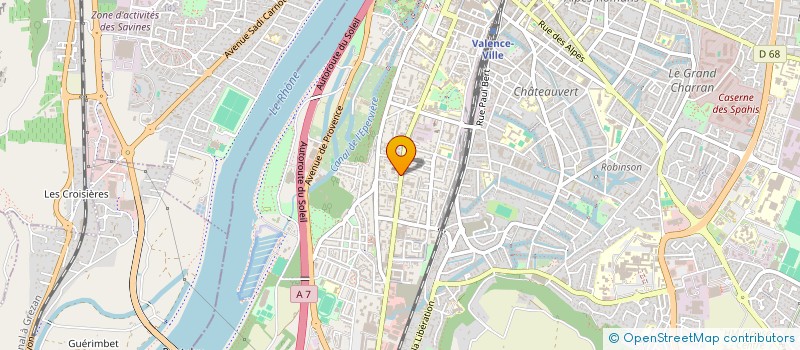 localisation de l'entreprise AROUND THE WORLD à VALENCE