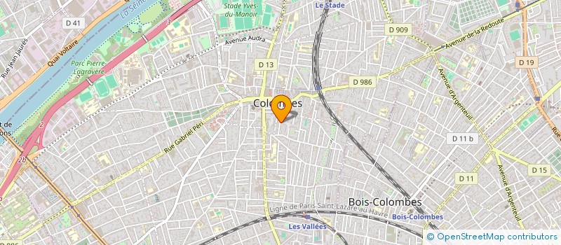 localisation de l'entreprise AROUYOUS à COLOMBES