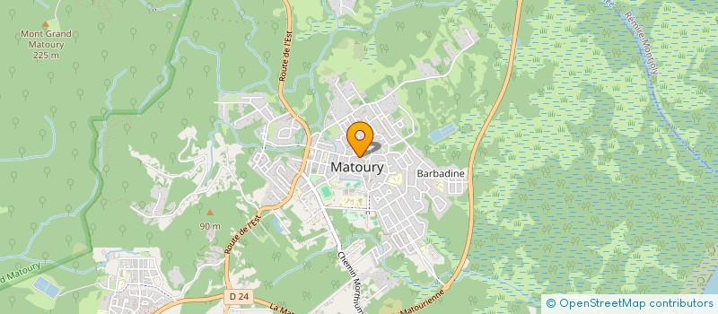 localisation de l'entreprise AROVANI à MATOURY