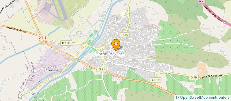 localisation de l'entreprise AROW SPORT à SENAS